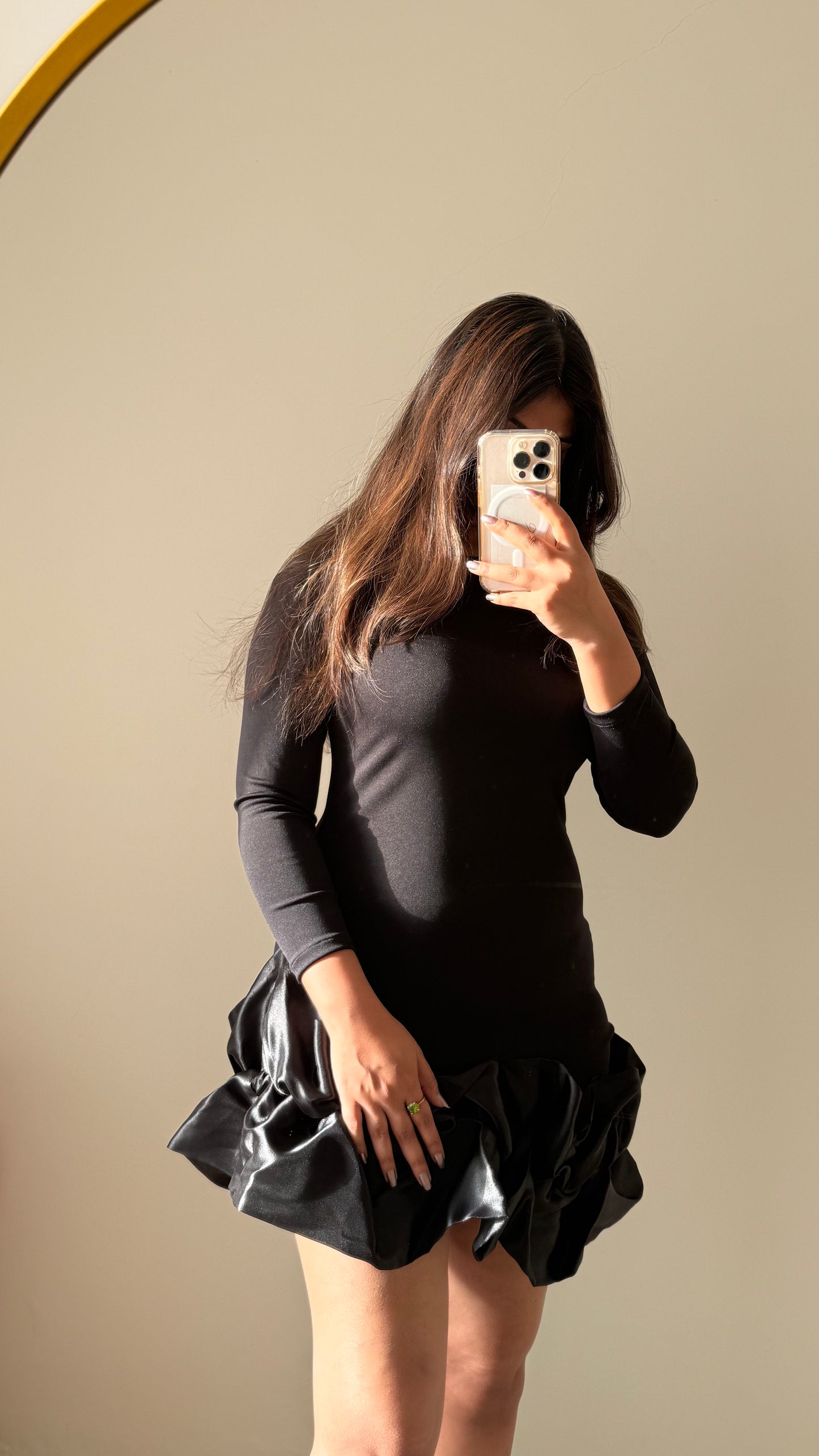 Shadow Siren Ruffle Dress