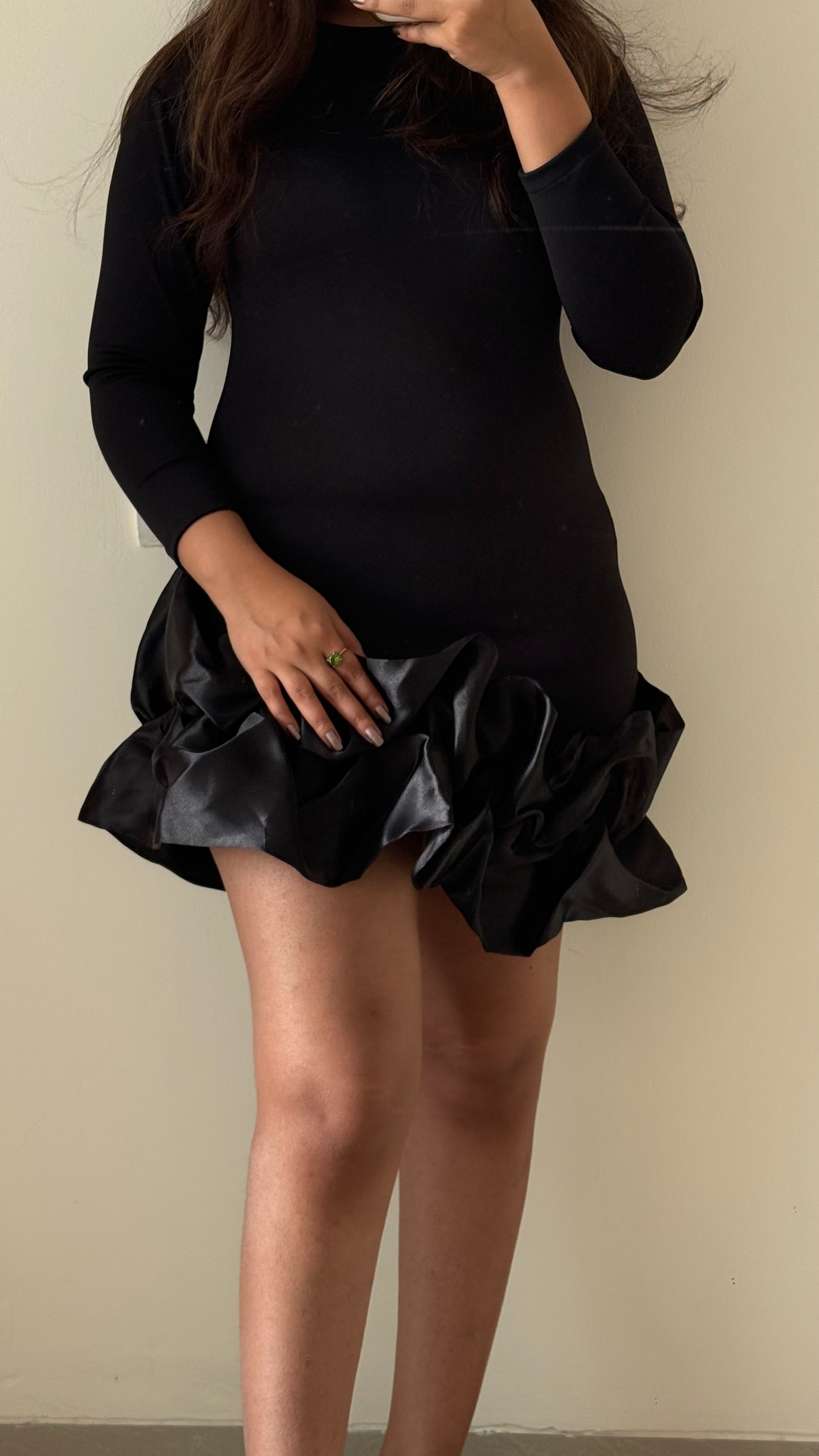 Shadow Siren Ruffle Dress