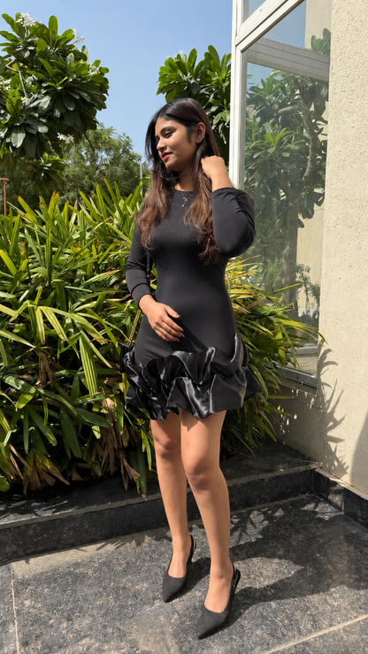 Shadow Siren Ruffle Dress