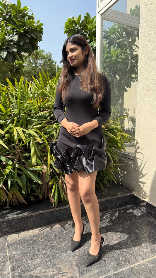Shadow Siren Ruffle Dress